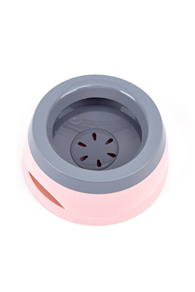 Choice أوعية طعام للكلاب الأليفة باللون الوردي، وعاء طعام عائم لا يبلل الفم، ...