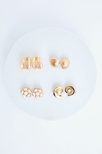 Penti Selena Gold-Ohrring-Set