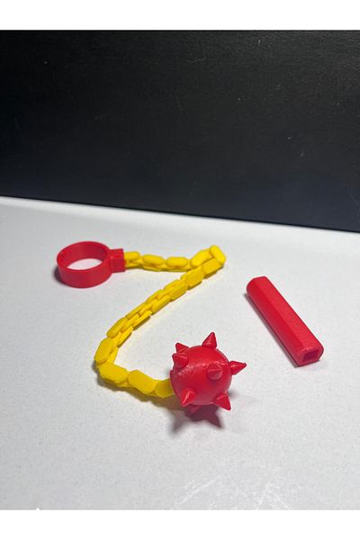 3DRoboMODA لعبة سلسلة بلاستيكية هزازة