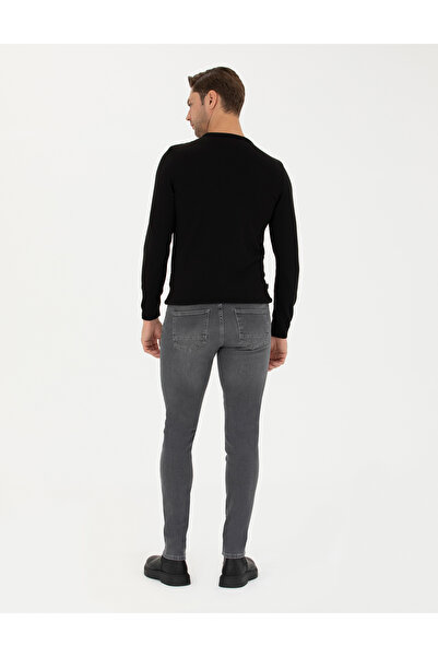 Pierre Cardin Gri Slim Fit Jean Pantolon 50278201-VR024