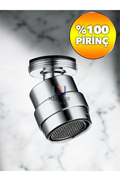 Nalbur Bakkal Oynar Başlı Pirinç Batarya Perlatörü Dış Dişli Su Tasarruflu