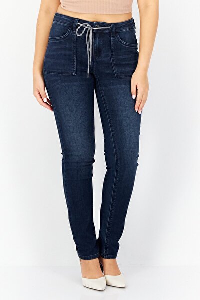 ZERO Women Regular Fit Stretchable Denim, Navy Blue