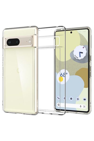 Spigen Case for Google Pixel 7, Spigen Ultra Hybrid, Crystal Clear