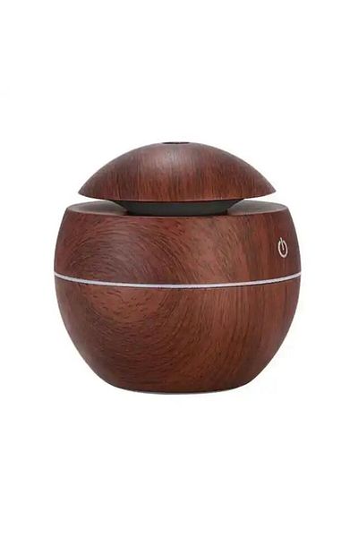 Choice Deep wood grain Home Wood Grain Air Humidifier Purifier Aroma Diffuser USB Ultrasonic Cool Mist Spra