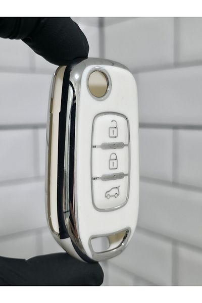 BARKAS ELEKTRONİK Renault Clio 5 Megane 4 Captur Taliant Express Kadjar Symbol Emblem White/Silver