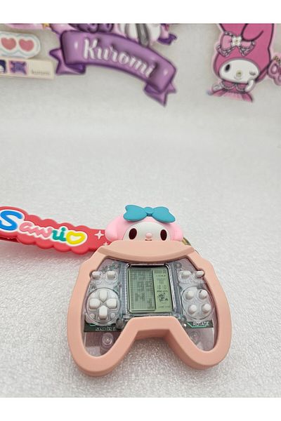 Meyra Accessories Sanrio My Melody Figured Cute Tetris Game Keychain Toy Tetris Games