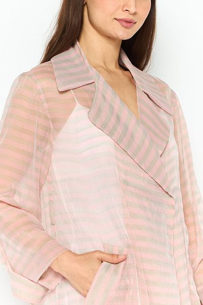 Emporio Armani Women Stripe Maxi Dress, Pink