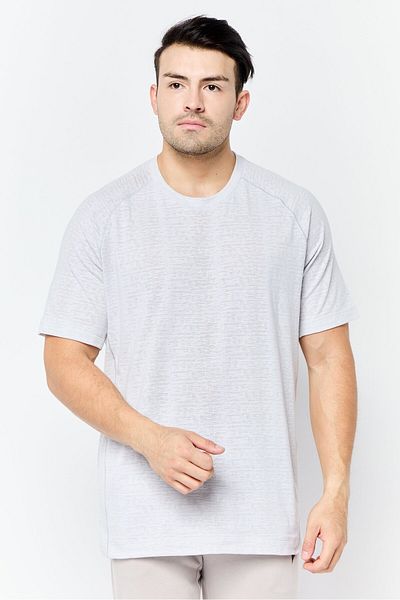 adidas Men Sportswear Fit Short Sleeves Outdoor T-shirt, Grey