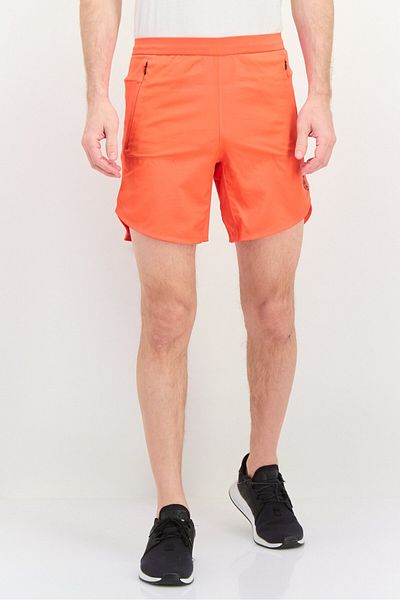 adidas Men Sportswear Fit Brand Logo 7 Inseam Training Shorts, Coral