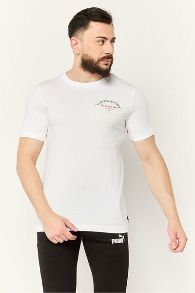 Puma Men Sportswear Fit Short Sleeves Outdoor T-Shirt, White