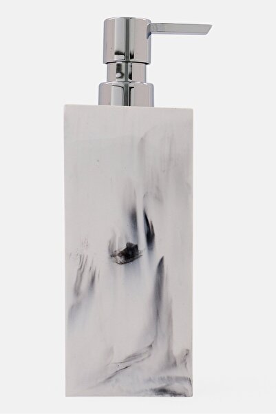 AMG موزع غسول وصابون رخامي، رمادي