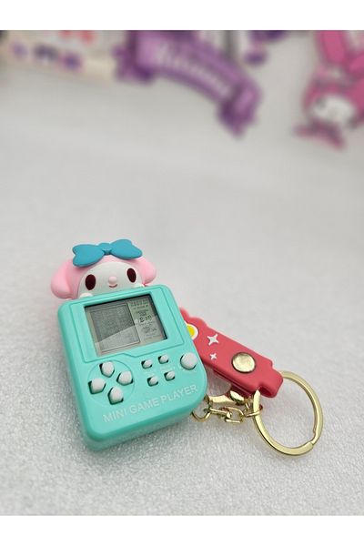 Meyra Accessories Cute Tetris Game Keychain Toy with Sanrio Figure Tetris Games
