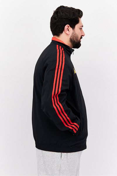 adidas Men Sportswear Fit Brand Logo Training Jacket, Black
