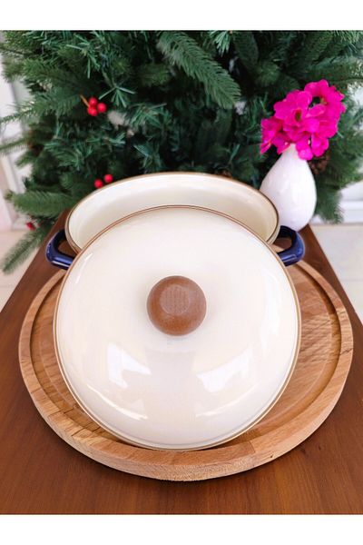 Madame Coco Bonneville Pot - Navy Blue Color - 16 cm