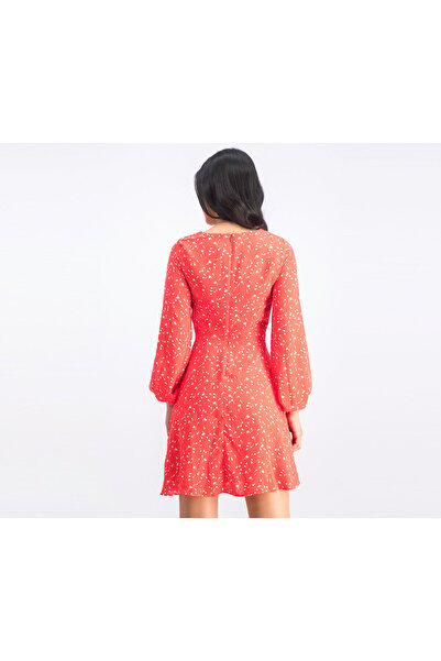 GAP Women Floral A Line Dresses, Orange