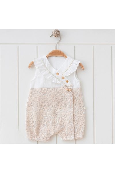 Butik Baby Buttoned Muslin Jumpsuit