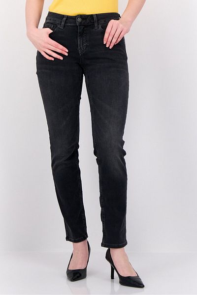Esprit Women Slim Fit Washed Stretchable Jeans, Black
