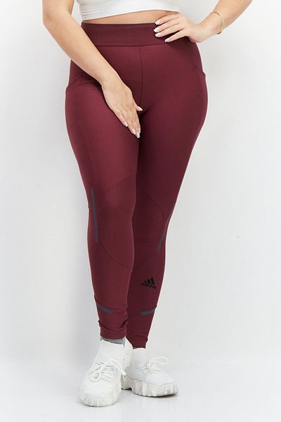 adidas Women Sportswear Fit Training Leggings, Maroon