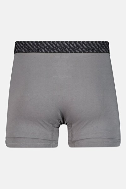 Tommy John بوكسر رجالي من قطعتين بشعار العلامة التجارية بطول 8 بوصات، أزرق داكن/رمادي