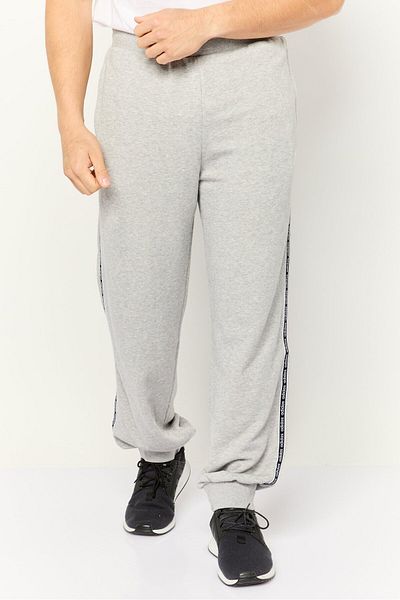 adidas Men Sportswear Fit Outdoor Sweatpants, Grey/Black