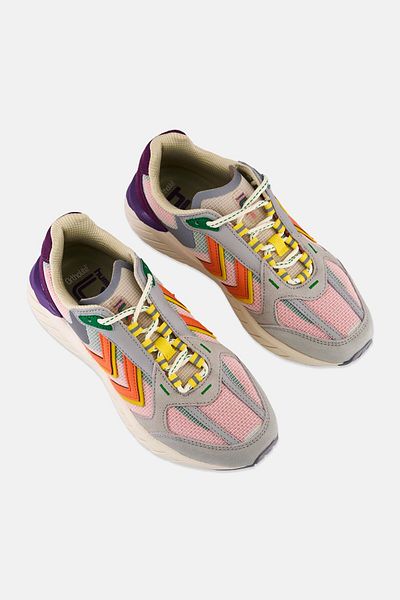 hummel Kids Boy Reach LX 6000 Lace Up Shoes, Grey