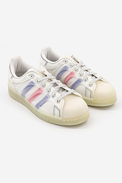 adidas شيوس سوبر ستار فيوتشر شيل للأولاد من كيدز بوي، أبيض