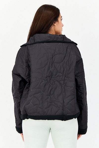 adidas Women Sportswear Fit Half Zipper Outdoor Sweatshirt, Black