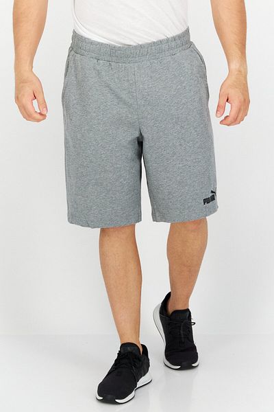 Puma Men Sportswear Fit Brand Logo Training Shorts, Grey
