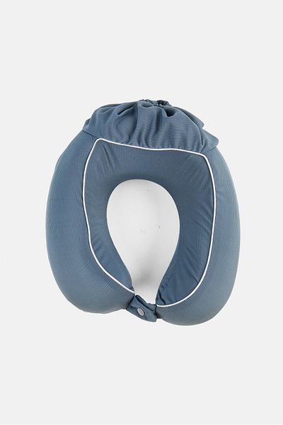 Algspar Memory Foam Travel Pillow, Blue