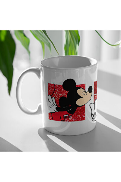 Home كوب أبيض بتصميم ميكي ماوس