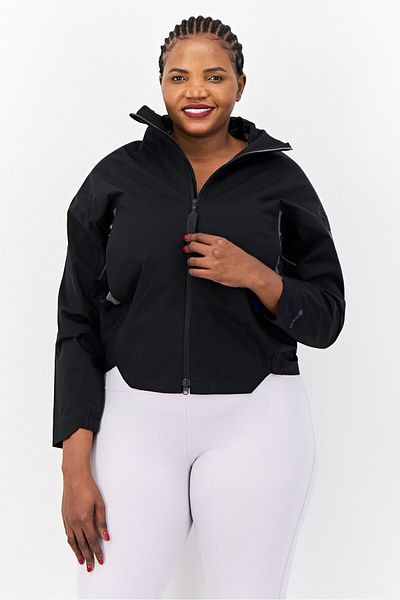 adidas Women Sportswear Fit Long Sleeve Outdoor Jacket, Black