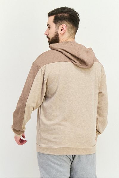 adidas Men Sportswear Fit Long Sleeves Running Sweatshirt, Tan