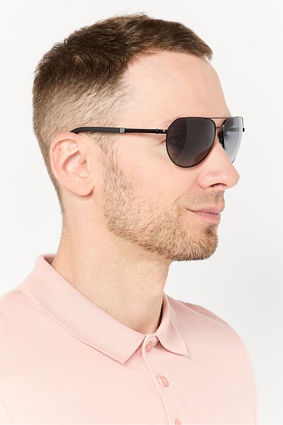 Timberland Men Tb9340-h02d60 Aviator Sunglass, Black