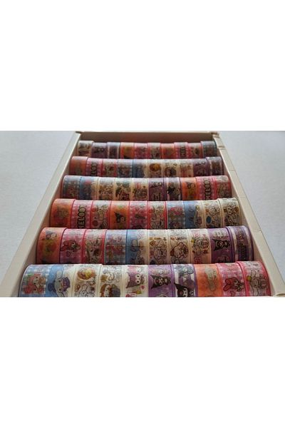Modellino Kuromi Patterned 10 Pieces Paper Tape 6001-A Series
