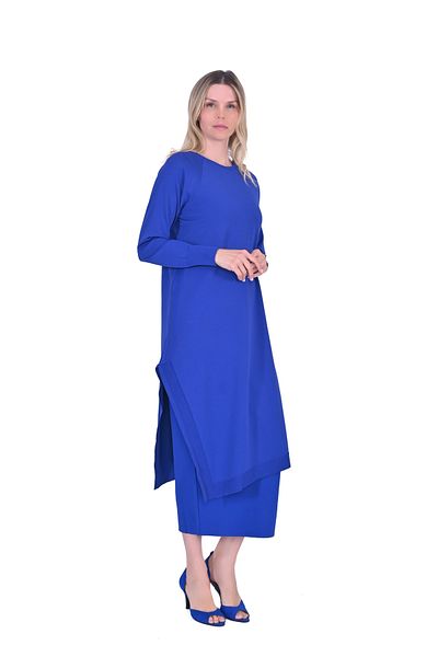 Invee Invee 6001 Side Slit Sax Tunic