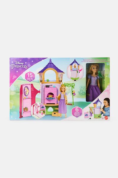 DİSNEY PRİNCESS Rapunzels Tower Playset with Doll, Multicolor