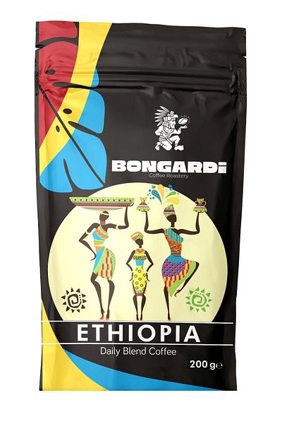 Bongardi Coffee Ethiopian Regional Blend Coffee Set 5X200G (Core or Milled Can Be Selected)