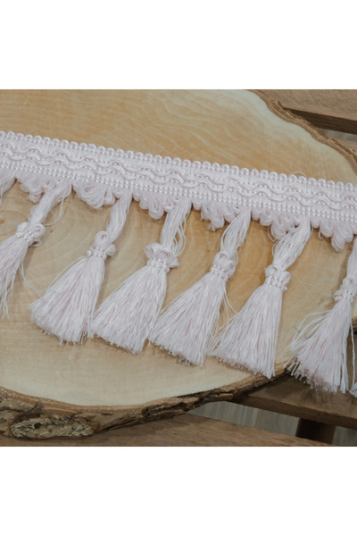 MEFAKS TEKSTİL Franjuri argintii de înaltă calitate, 1 metru, preț