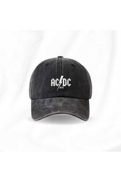 Touz Moda Vintage AC/DC εμπριμέ καπέλο Unisex με πλύσιμο