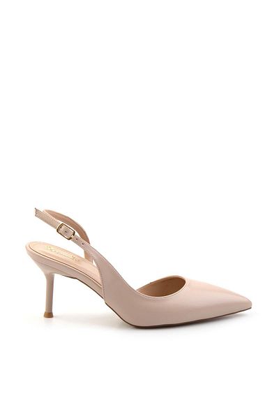 Bambi Beige Women's Classic Heeled Shoes K 01209075009