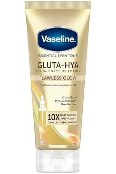Vaseline Body Lotion Gluta-Hya Flawless Serum Burst with Vitamin C for Radiant and Even Skin Tone 20