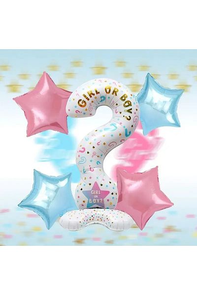 CANSIN Gender Reveal Question Mark Foil