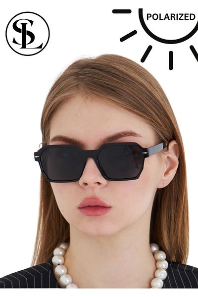 Straight Light New Season Square Unisex Polarized Sunglasses