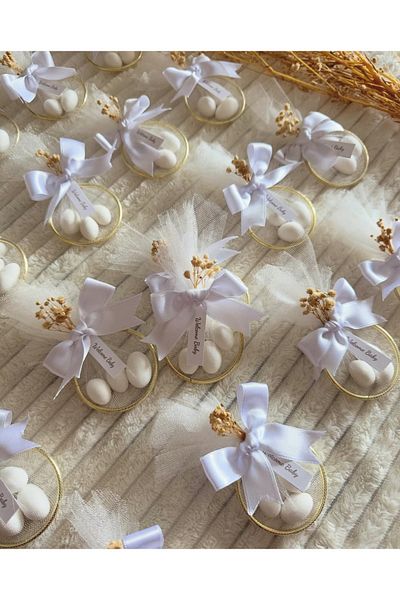Larmina Decoration 50 Decorated Ring Almond Candies