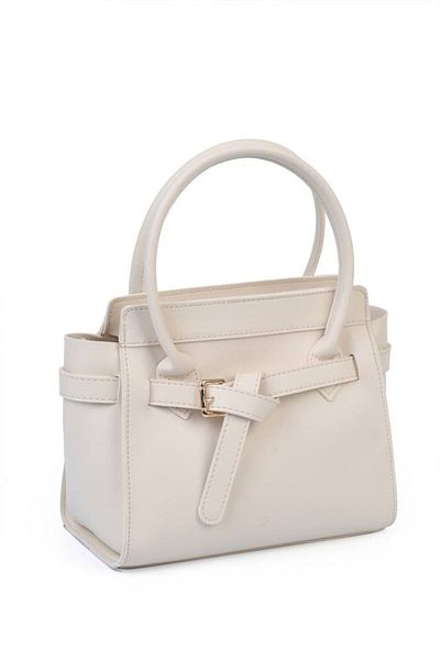 chocolatebag Γυναικεία Tote Model Knot Λεπτομερής Κρέμα τσάντας χιαστί