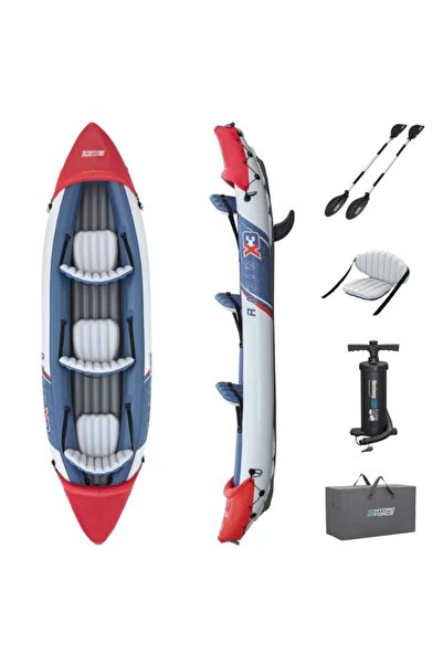 BESTWAY 65132 Rapid X3 Hydroforce 3 Kişilik Şişme Kano 381X100CM