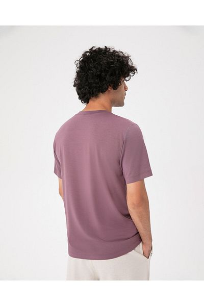 Ayma Active Ecovero ™ Lilac Men's Viscous Short Sleeve T-shirt