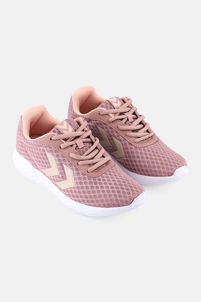 hummel Kids Girls Legend Breather Lace Up Training Shoes, Dusty Pink