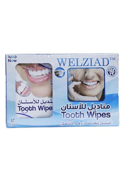 WELZIAD مناديل تنظيف الأسنان 12 منديل