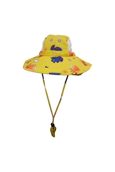 Aware Time 5-9 Years Unisex Children's Lace-Up Fedora Hat with Whistle Toy